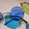 Blue glass Lennon shades